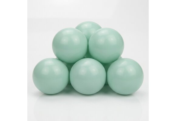 Ballenbak ballen licht mint (70mm) 100 stuks