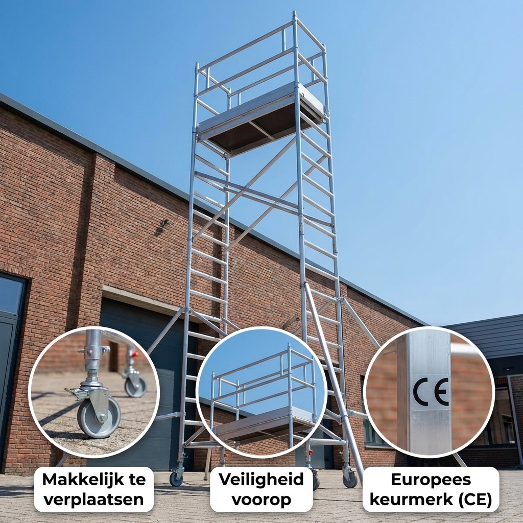 Steiger TOP-SYSTEM 75x180cm - Werkhoogte 9,40m