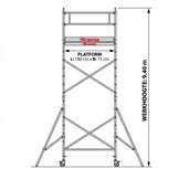 Steiger TOP-SYSTEM 75x180cm - Werkhoogte 9,40m