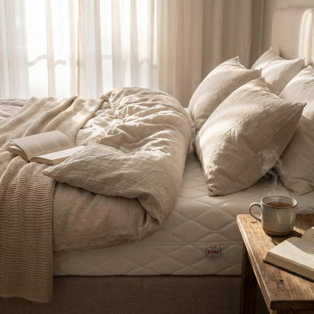 7 Zone Pocketvering Matras 200x200 x 19 cm thermoplastisch