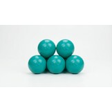 Ballenbak ballen turqoise (70mm) 1000 stuks