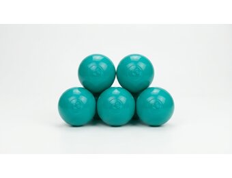 Ballenbak ballen turqoise (70mm) 1000 stuks