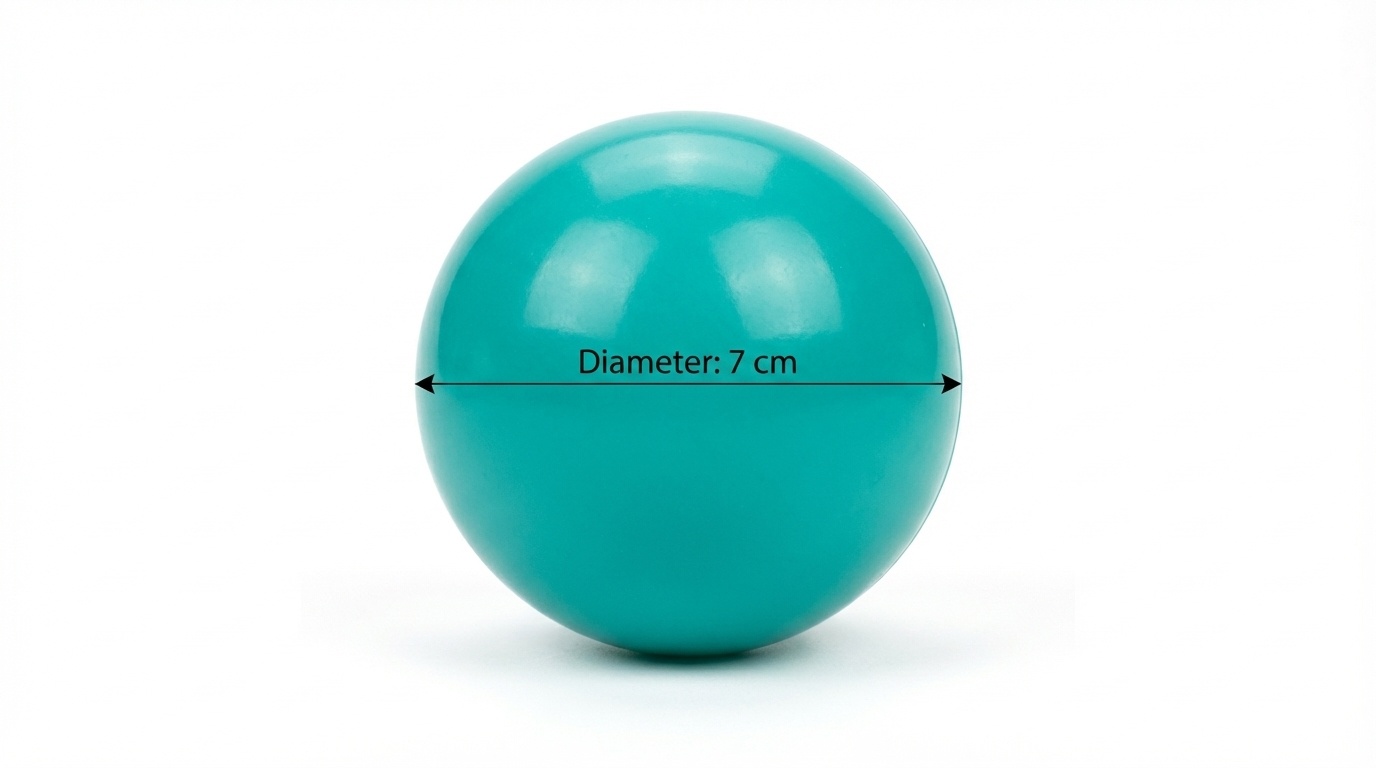 Ballenbak ballen turqoise (70mm) 1000 stuks