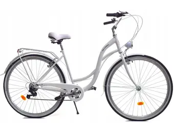 Meisjesfiets - 26 inch - met 7 versnellingen - wit