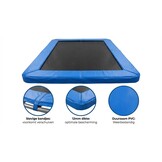 Trampoline rand - beschermrand - rechthoek - 180x270 cm - blauw