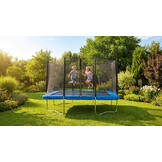Trampoline rand - beschermrand - rechthoek - 180x270 cm - blauw