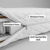 Matras 140x200 pocketvering: 7 zones, 20cm dik, medium
