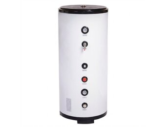 Buffervat warmtepomp - 100L watertank - RVS - 47 x104,5 cm