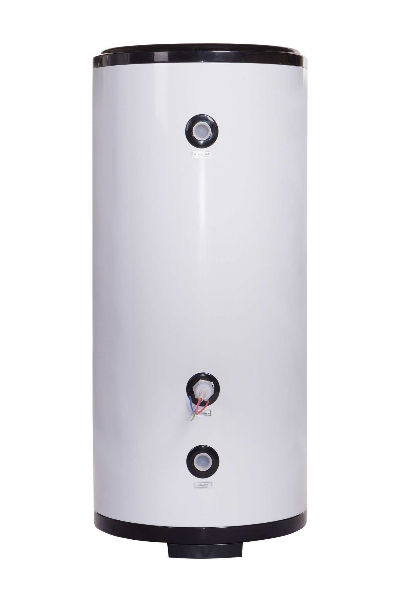 Buffervat warmtepomp - 100L watertank - RVS - 47 x104,5 cm