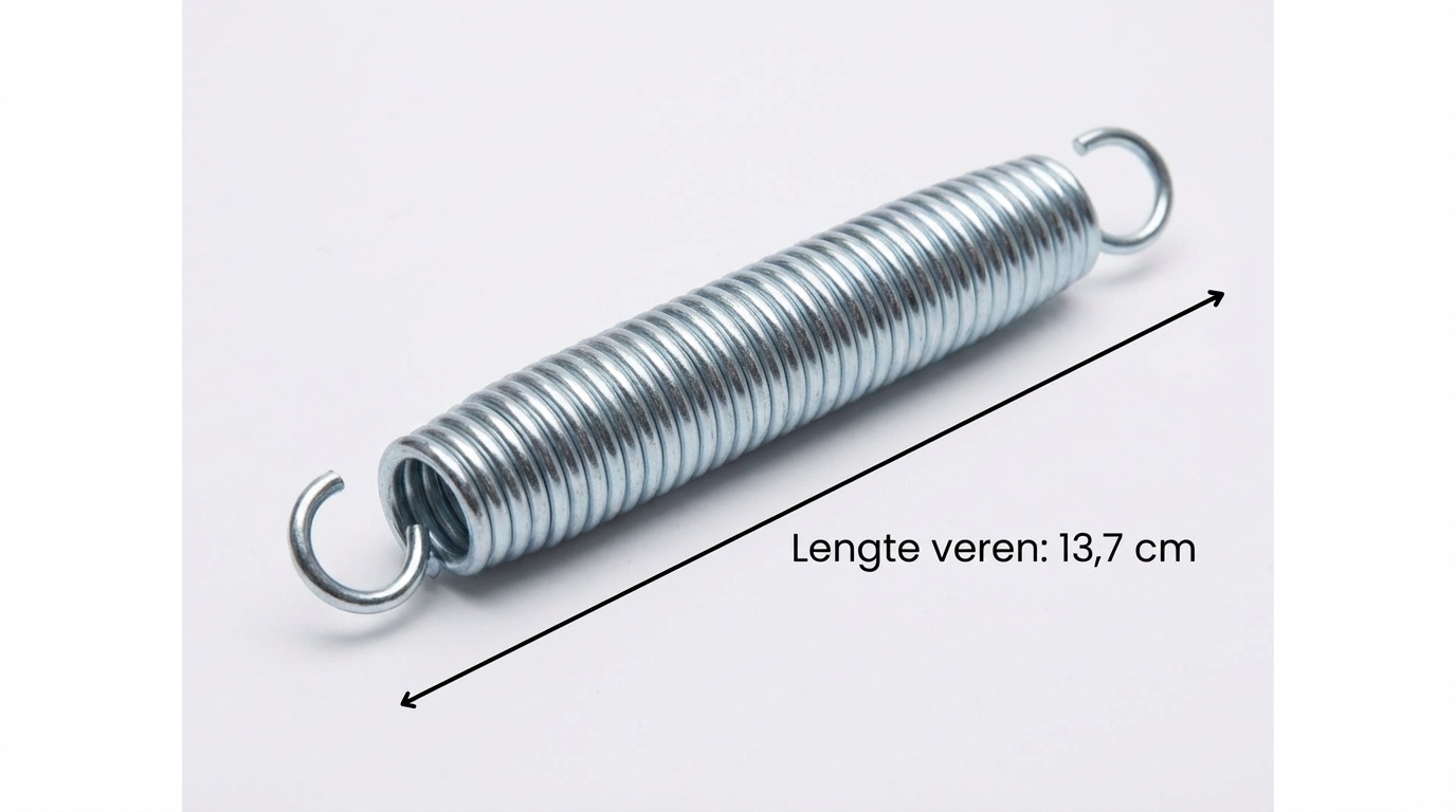 Trampoline springmat & veren set - 80 veren - 13 Ft - 396 cm tot 404 cm diameter