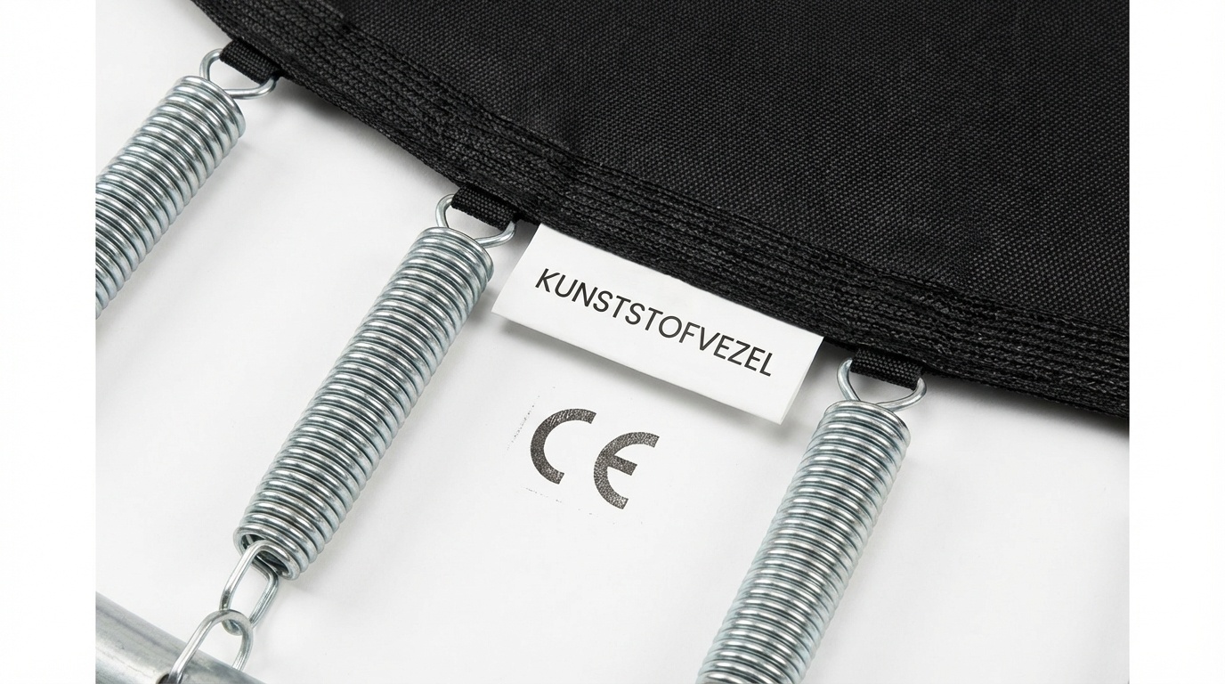 Trampoline springmat & veren set - 80 veren - 13 Ft - 396 cm tot 404 cm diameter