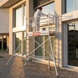 Rolsteiger - 75x180 cm - aluminium - werkhoogte 6,4 m