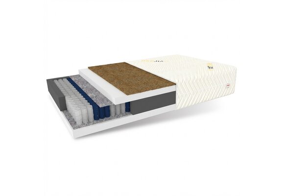 Matras 200x200 pocketvering - 7 zone, 22cm H3/H4