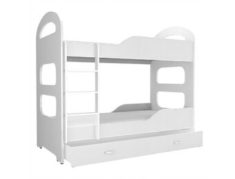 Kinder stapelbed wit - 160 x 80 cm