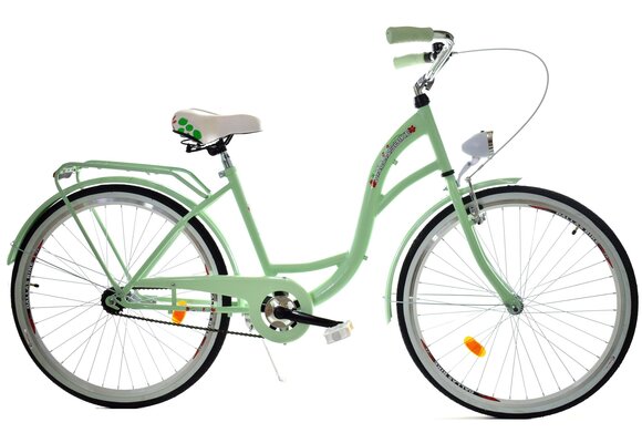 Meisjesfiets 26 inch stevig model mintgroen van Dallas Bike