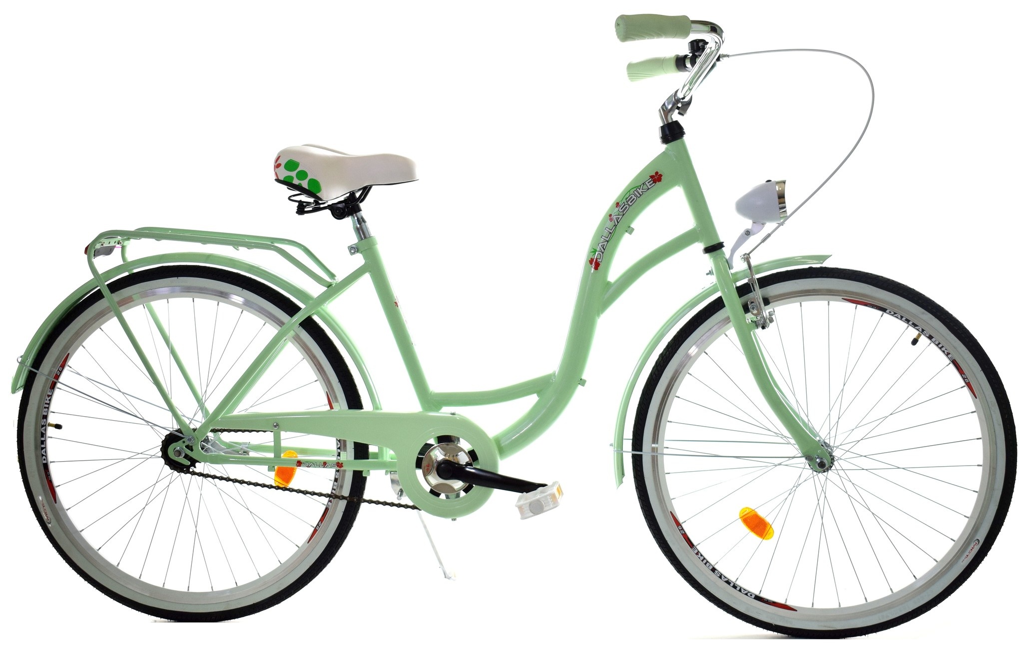 Meisjesfiets 26 inch stevig model mintgroen van Dallas Bike