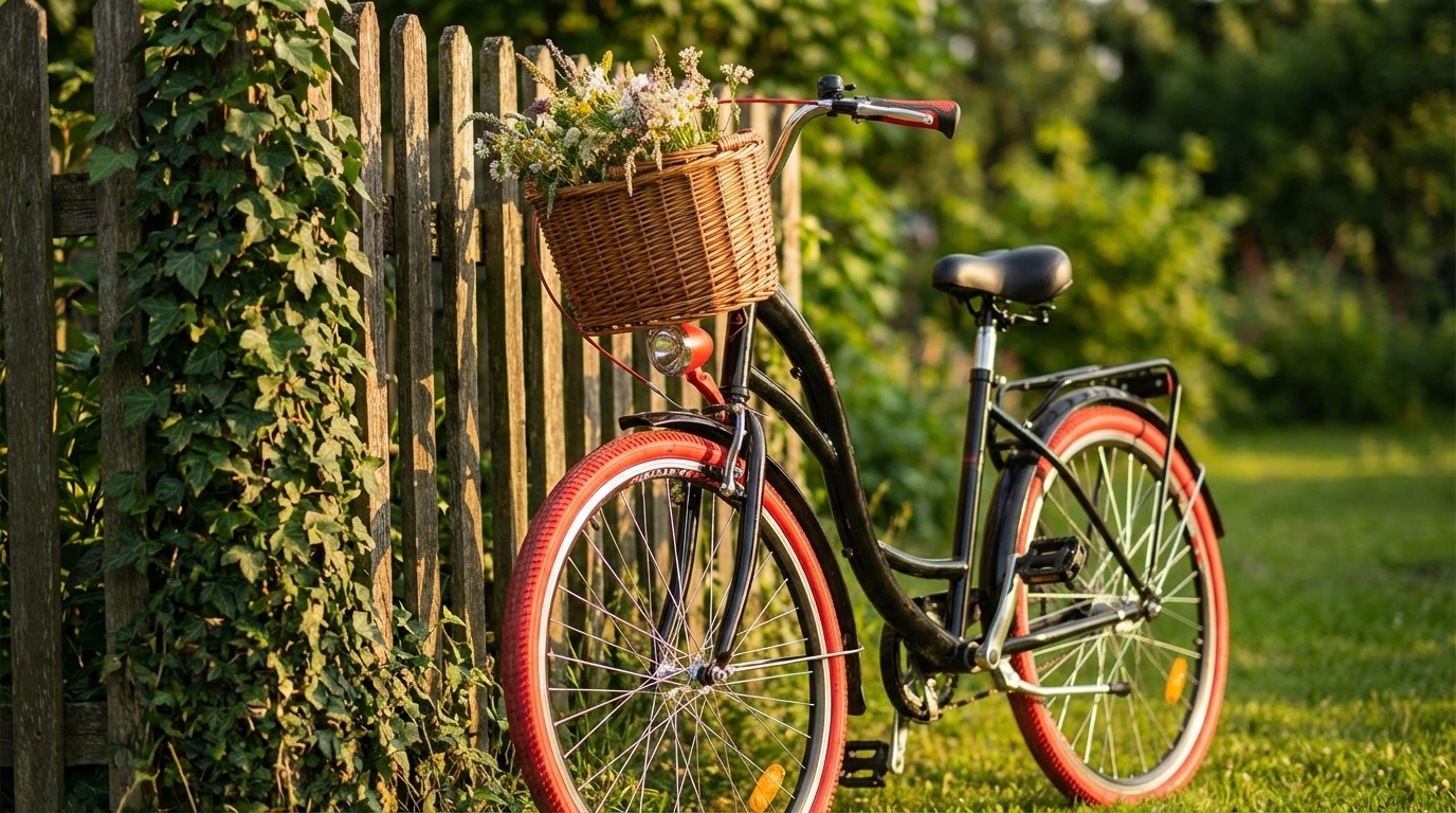 Meisjesfiets 26 inch stevig model rood met zwart van Dallas Bike