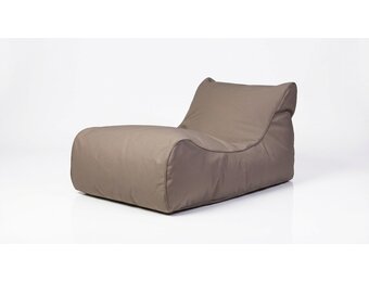 Outdoor poef bruin 115x65x60cm waterdicht polyester