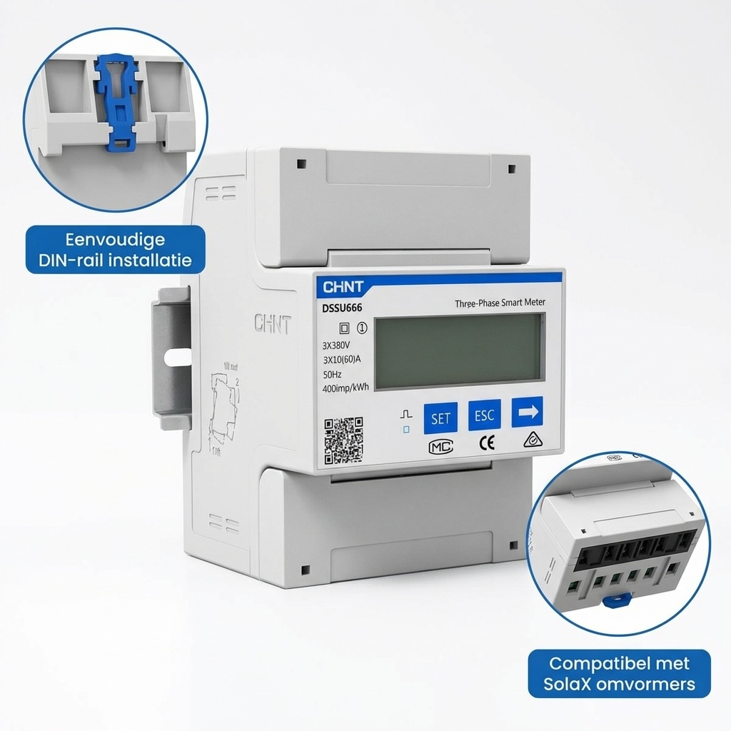 Energiemeter - stroommeter - SolaX - X3 meter - DTSU666-D - Copy