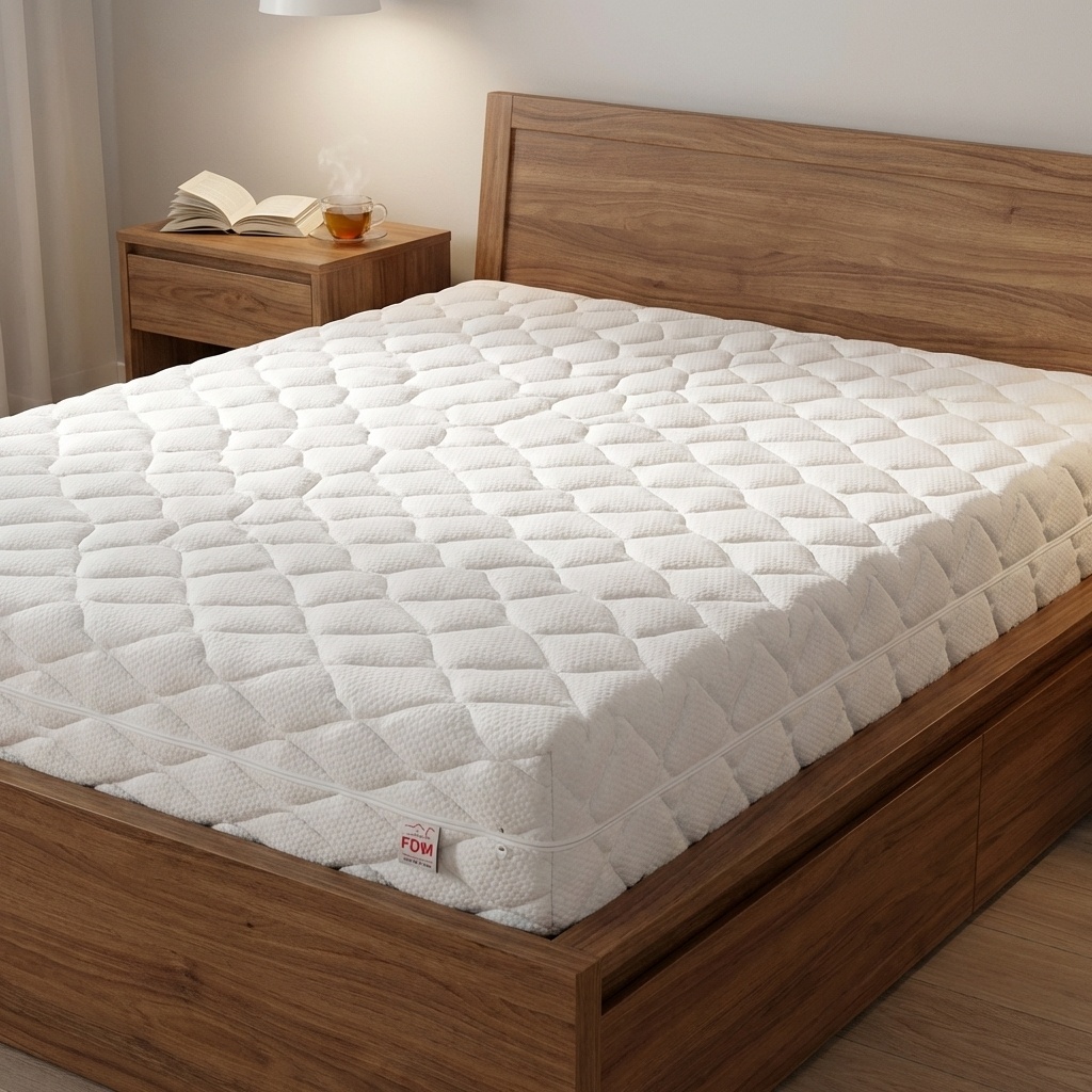 Pocketvering matras 19cm | 140x200cm Wit Thermoplastisch