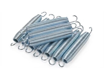 Trampoline veren set 72 stuks - 16,5 cm lang