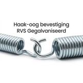 Trampoline veren set 72 stuks - 16,5 cm lang