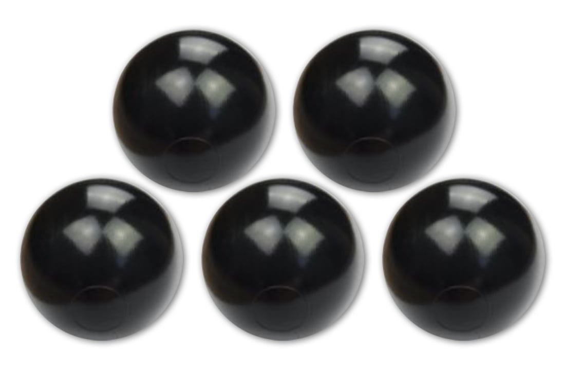 Ballenbak ballen zwart (70mm) 1000 stuks