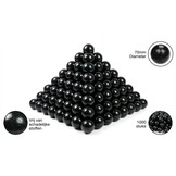 Ballenbak ballen zwart (70mm) 1000 stuks