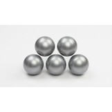 Ballenbak ballen zilver (70mm) 1000 stuks