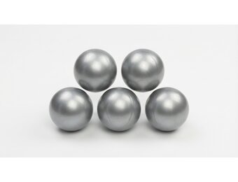 Ballenbak ballen zilver (70mm) 1000 stuks