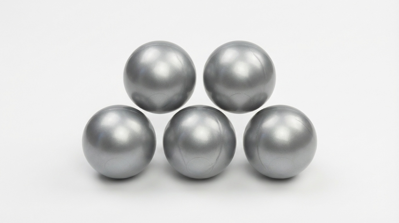 Ballenbak ballen zilver (70mm) 1000 stuks