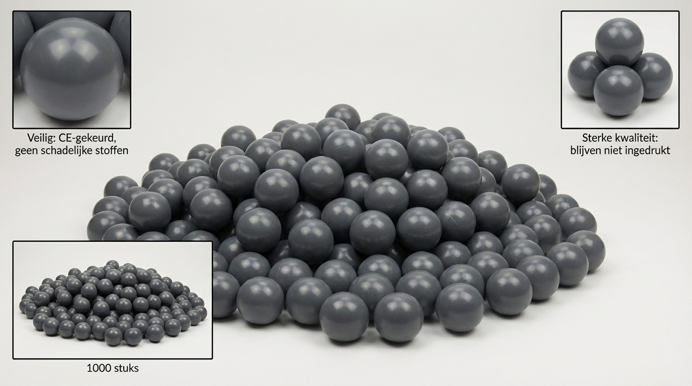 Ballenbak ballen grafiet (70mm) 1000 stuks