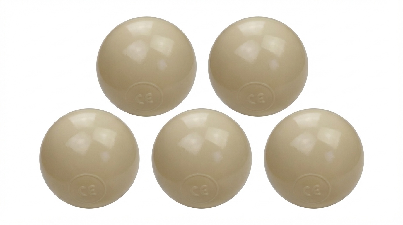Ballenbak ballen beige (70mm) 100 stuks