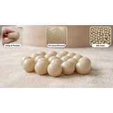 Ballenbak ballen beige (70mm) 100 stuks