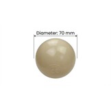 Ballenbak ballen beige (70mm) 100 stuks