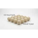 Ballenbak ballen beige (70mm) 100 stuks