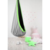 Hangmat schommel grijs - 160 x 57 cm - tot 80 kg