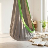 Hangmat schommel grijs - 160 x 57 cm - tot 80 kg