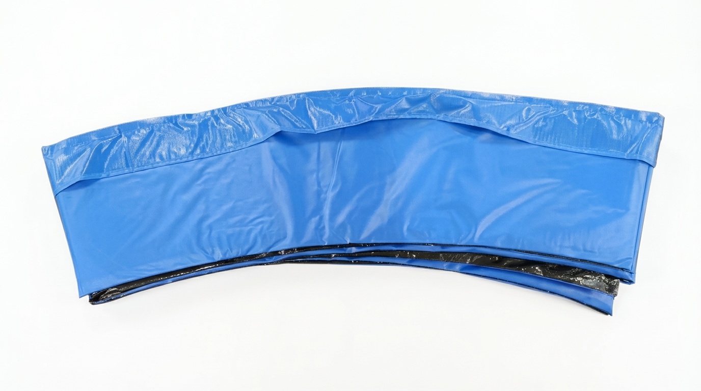 Trampoline rand - beschermrand - rechthoek - 150x200 cm - blauw