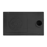 Houtfornuis met oven en kookplaat - 9kW - OMEGA 701 - zwart