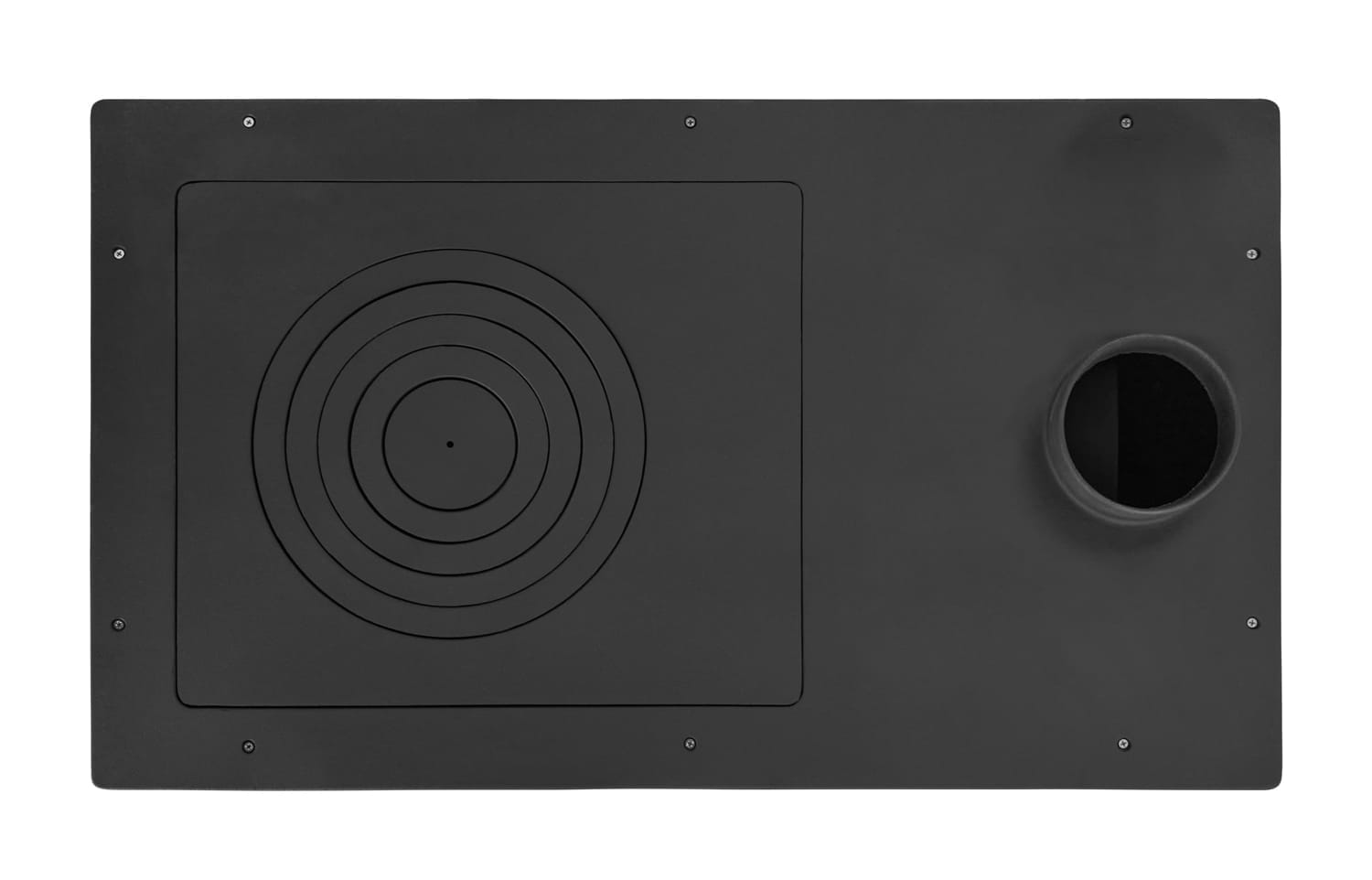 Houtfornuis met oven en kookplaat - 9kW - OMEGA 701 - zwart