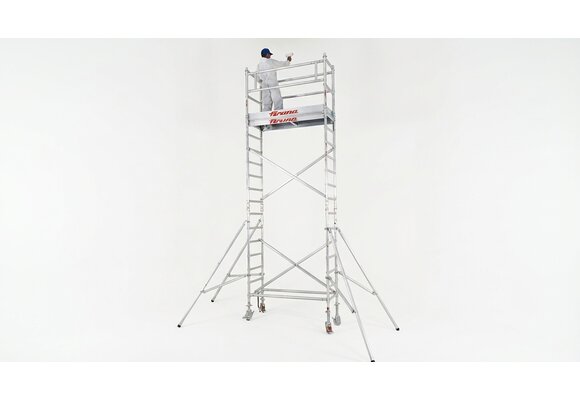 Rolsteiger - 75x180 cm - aluminium - werkhoogte 4,4 m