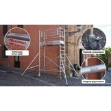 Rolsteiger - 75x180 cm - aluminium - werkhoogte 4,4 m