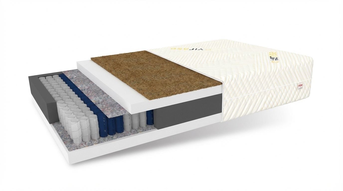 7 Zone pocketvering matras 200x200 - 22 cm dik