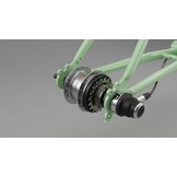 Meisjesfiets - 26 inch - met 7 versnellingen - mintgroen wit