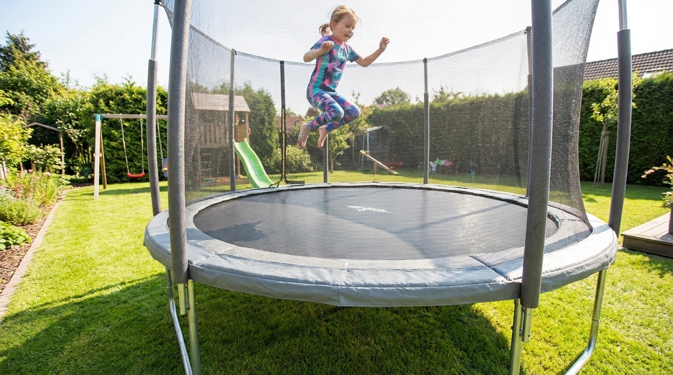 Trampoline palen set - 6 palen - voor trampolines van 305 cm