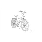 Vouwfiets - 24 inch - met 6 versnellingen - wit