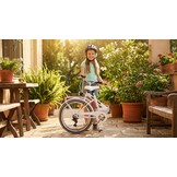 Vouwfiets - 24 inch - met 6 versnellingen - wit