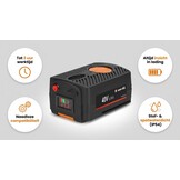 Accu - elektrische kruiwagen - 40V 6Ah Bäumr-AG Schwartzmann