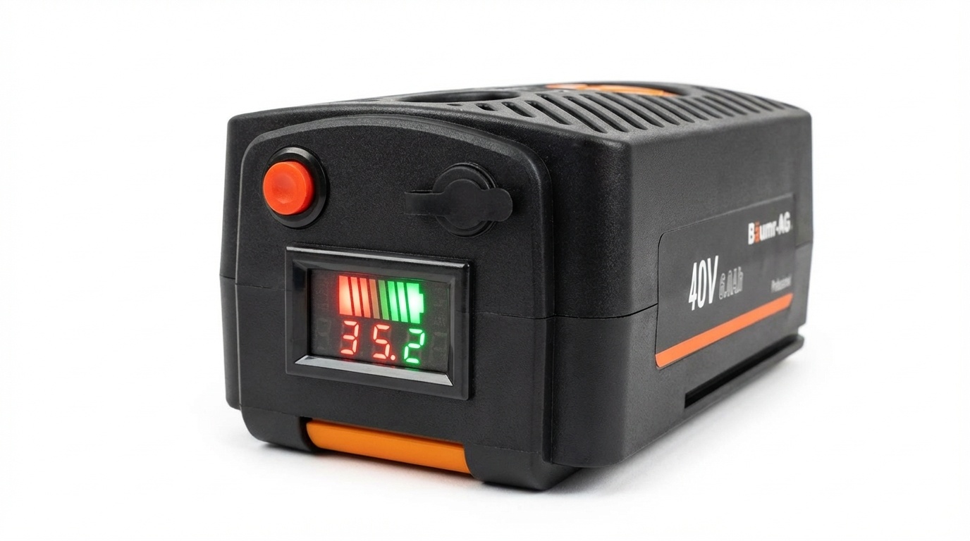 Accu - elektrische kruiwagen - 40V 6Ah Bäumr-AG Schwartzmann